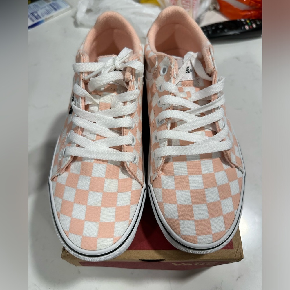 Vans Checkered Sneakers: Women’s Size 7